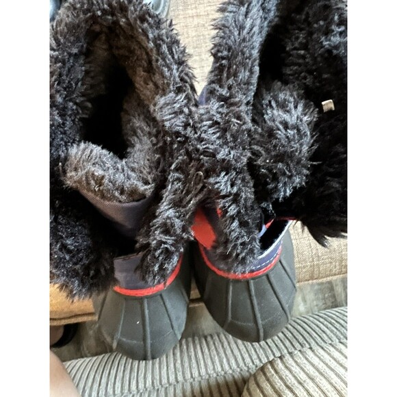sorel boots Snow Commander Children’s 12 Red Blue Snow Waterproof - Picture 5 of 7